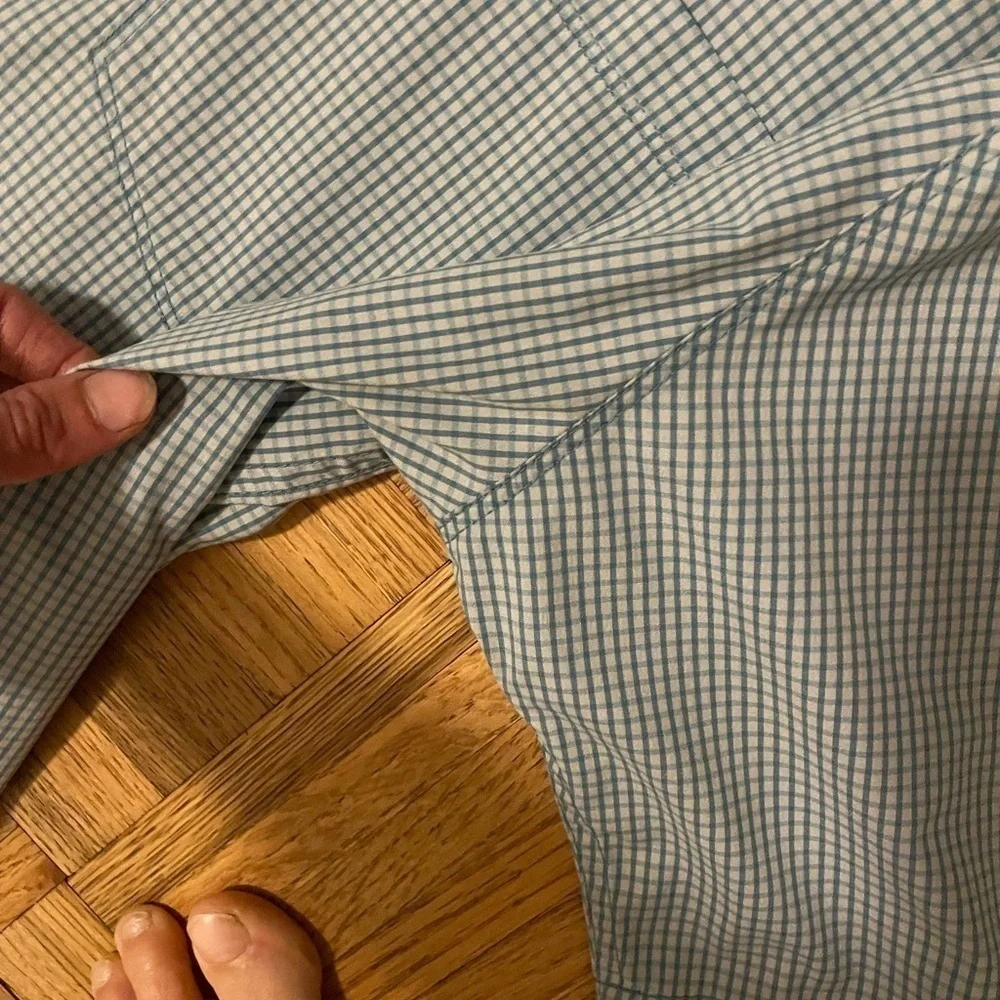 EUC Y2K the North Face plaid shirt